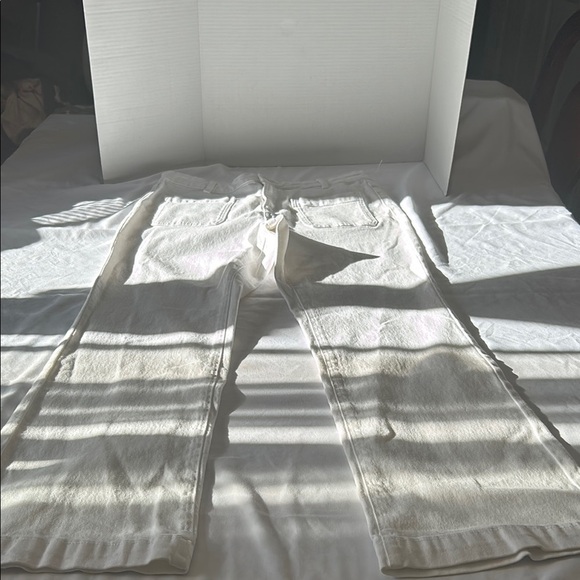 Michael Kors Cream Bootcut Jeans - Picture 1 of 11